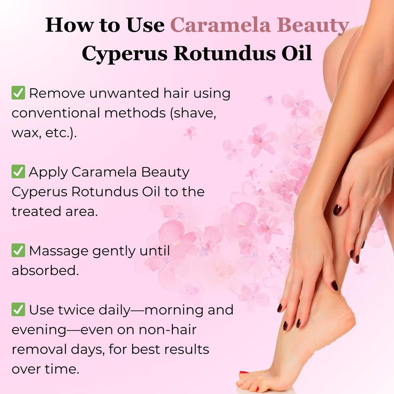Cyperus Rotundus Oil for Hair Reduction(1-Bottle)